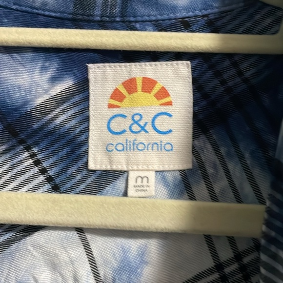 C&C California button down M - Picture 2 of 7